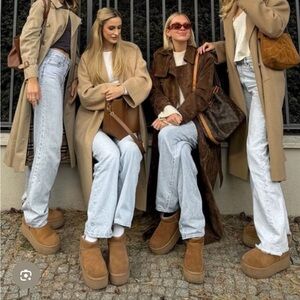 UGG Womens Sz 11‎ Classic Ultra Mini Platform Boots Bootie 1135092 Comfort Warm